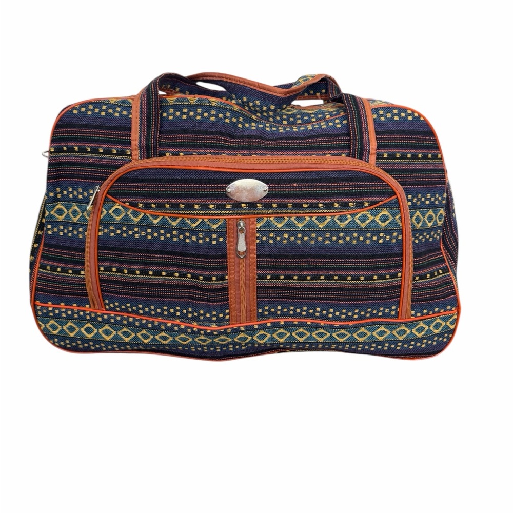 Multicolor Patterned Sleep Over Bag